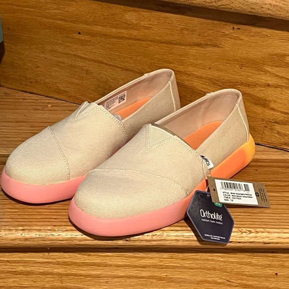 Tom’s alpargata mallow warm natural canvas/ombré size 7.5 - Picture 2 of 5